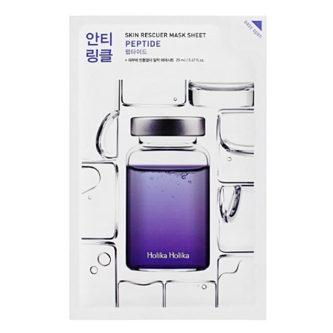 Маска Holika Skin Rescuer Mask Sheet – Peptide, фото 1 Маска Holika Skin Rescuer Mask Sheet – Peptide, фото 1